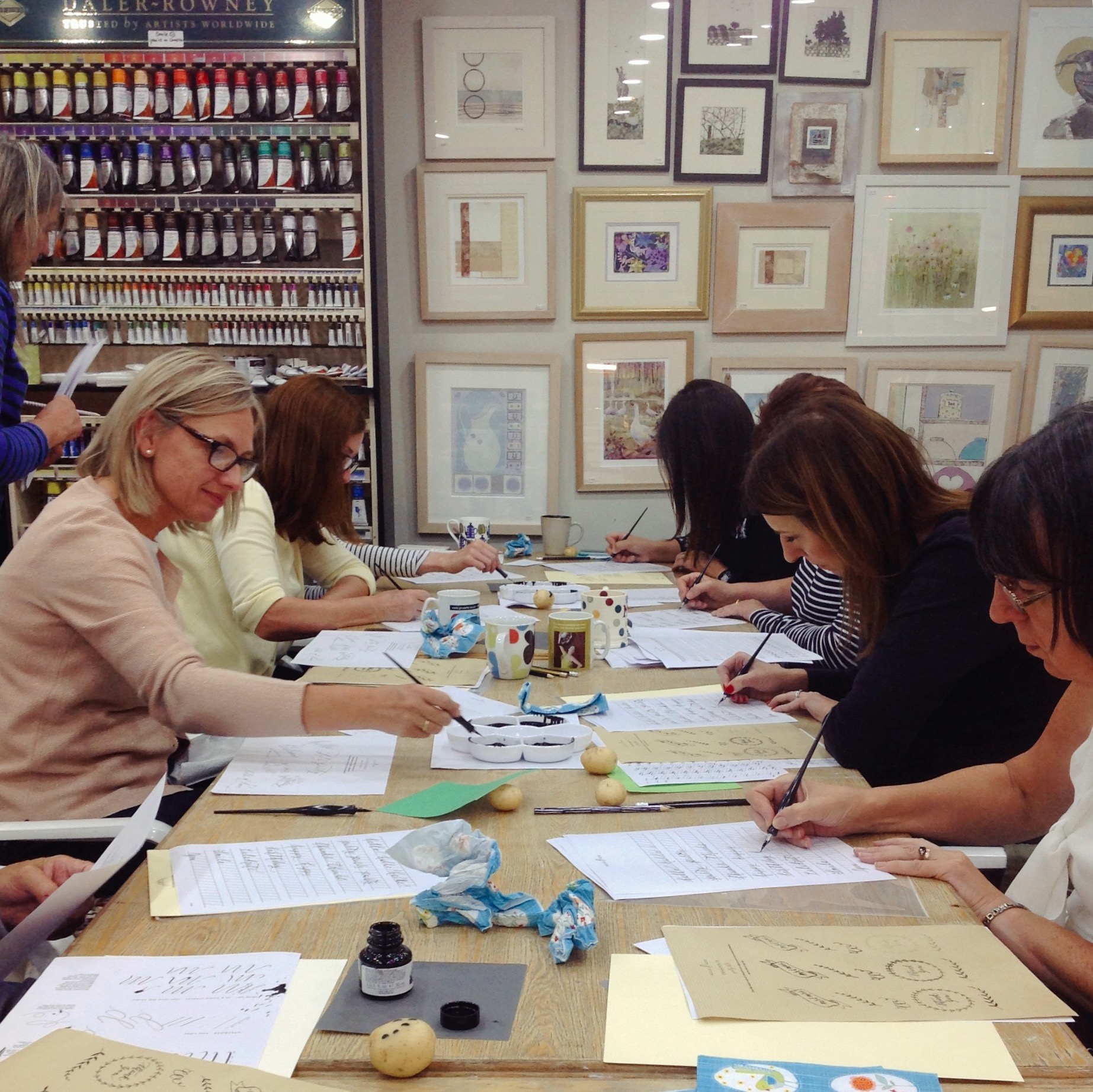 Beginners Modern Calligraphy workshop with Mellor and Rose: Cedar Farm, Mawdesley (Lytham, Preston, Blackpool, Southport, Lancaster, Liverpool, Manchester, Harrogate, Mawdesley)