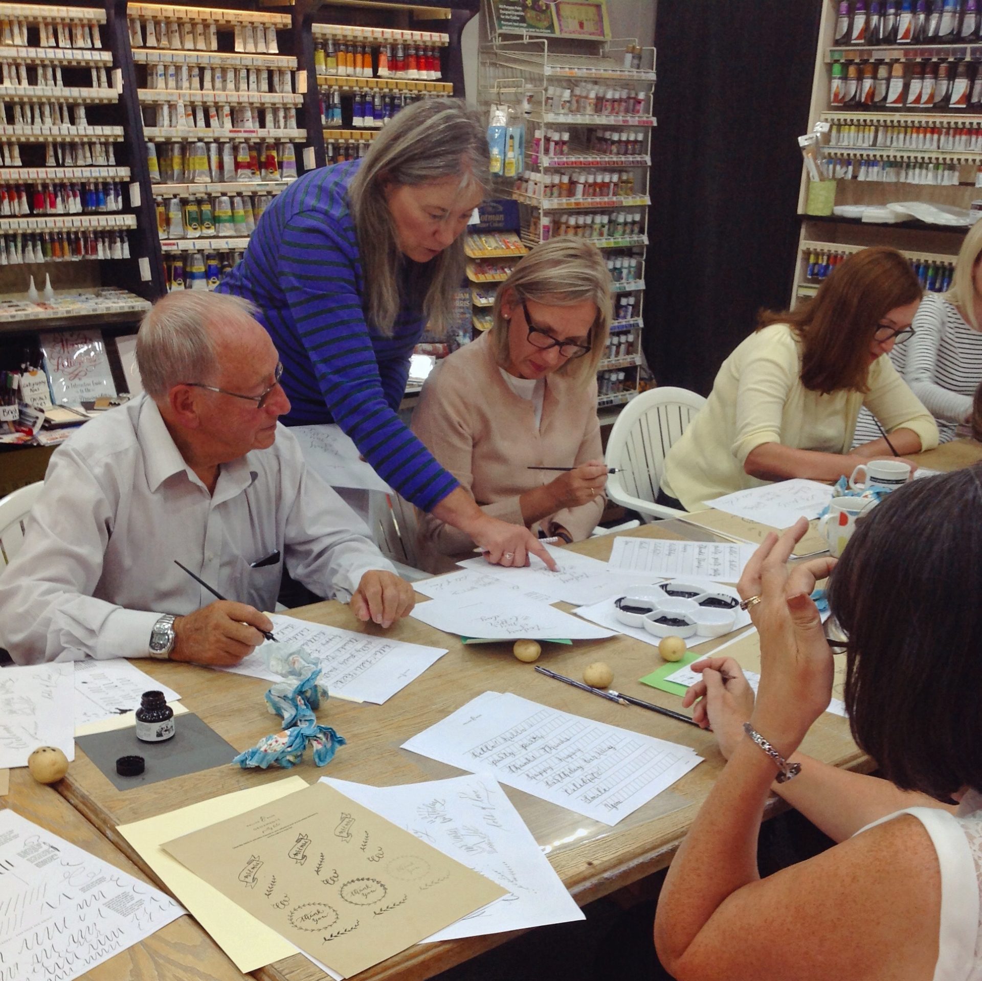 Beginners Modern Calligraphy workshop with Mellor and Rose: Cedar Farm, Mawdesley (Lytham, Preston, Blackpool, Southport, Lancaster, Liverpool, Manchester, Harrogate, Mawdesley)