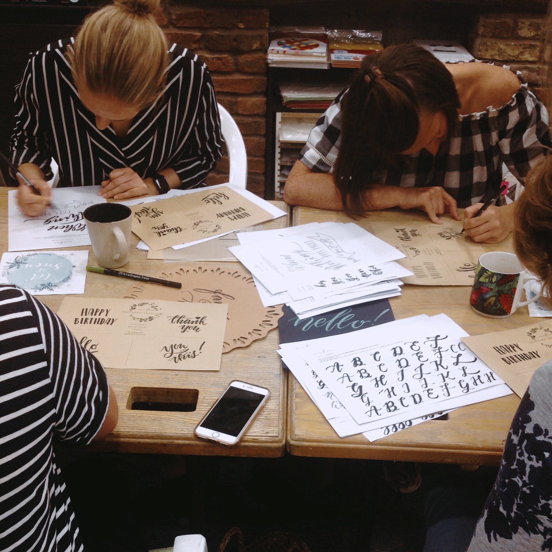 Introductory Brush Lettering workshop with Mellor and Rose: Cedar Farm, Mawdesley (Lytham, Preston, Blackpool, Southport, Lancaster, Liverpool, Manchester, Harrogate, Mawdesley)