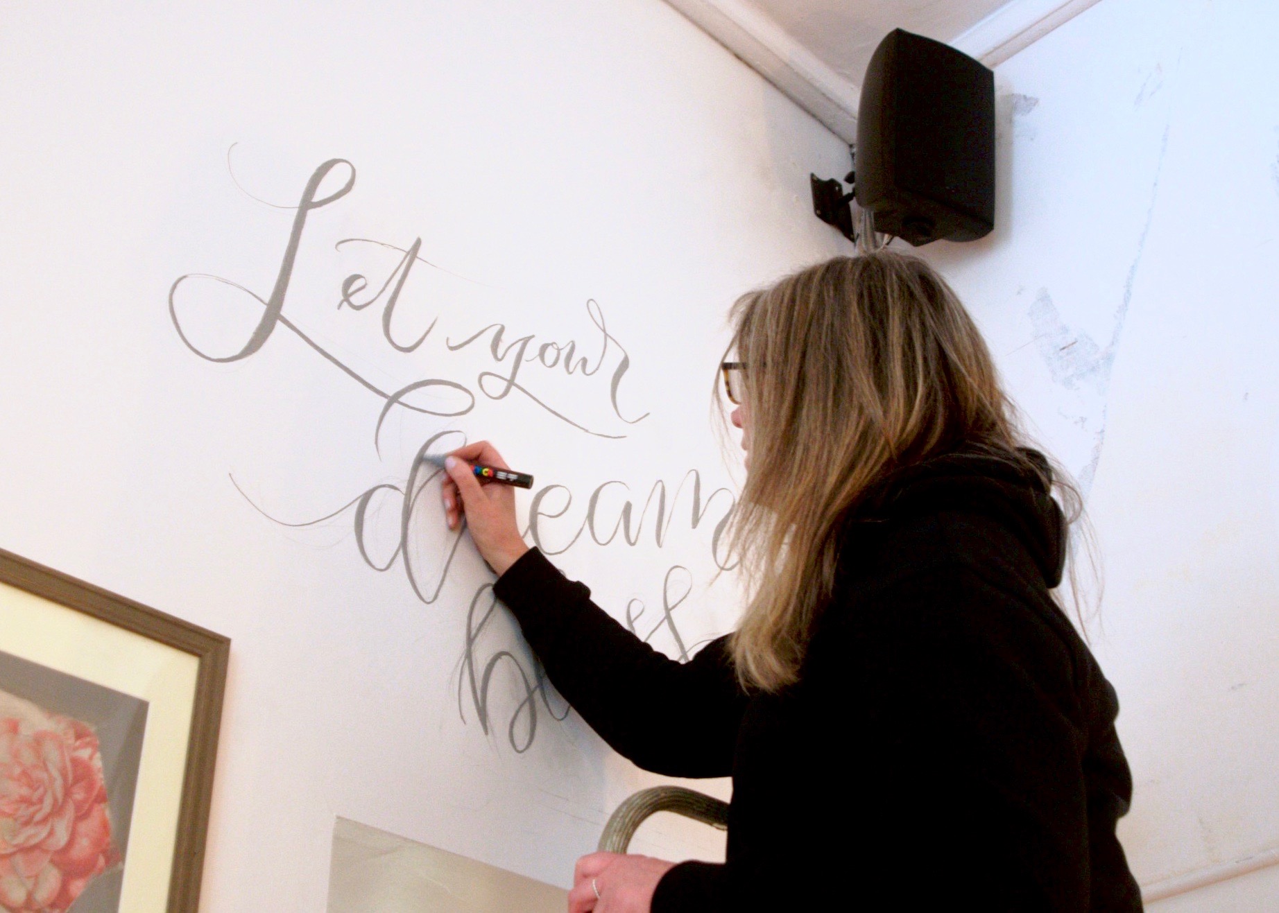 The Florist restaurant in Liverpool on Hardman Street / Mellor&Rose Calligraphy & Handlettering service