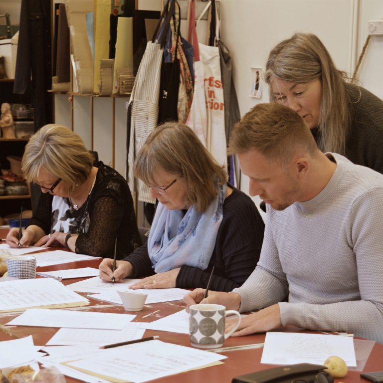 Mindful Calligraphy & Lettering workshops with Mellor & Rose in Lancashire/ Yorkshire/ Merseyside 