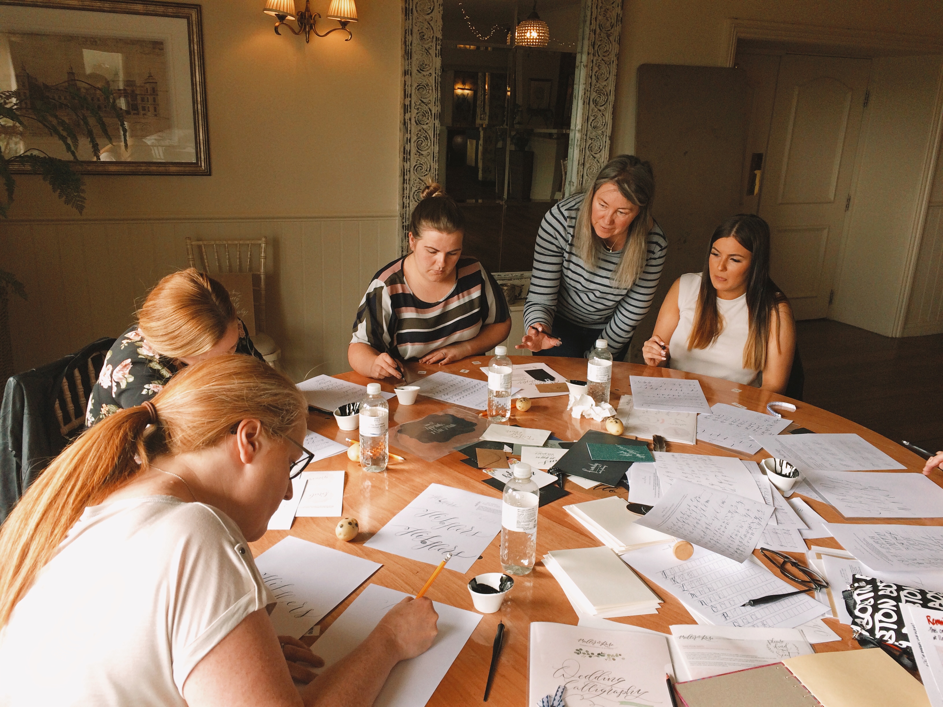 Modern Calligraphy workshop/ class/ course with Mellor and Rose Calligraphy // Mellor & Rose