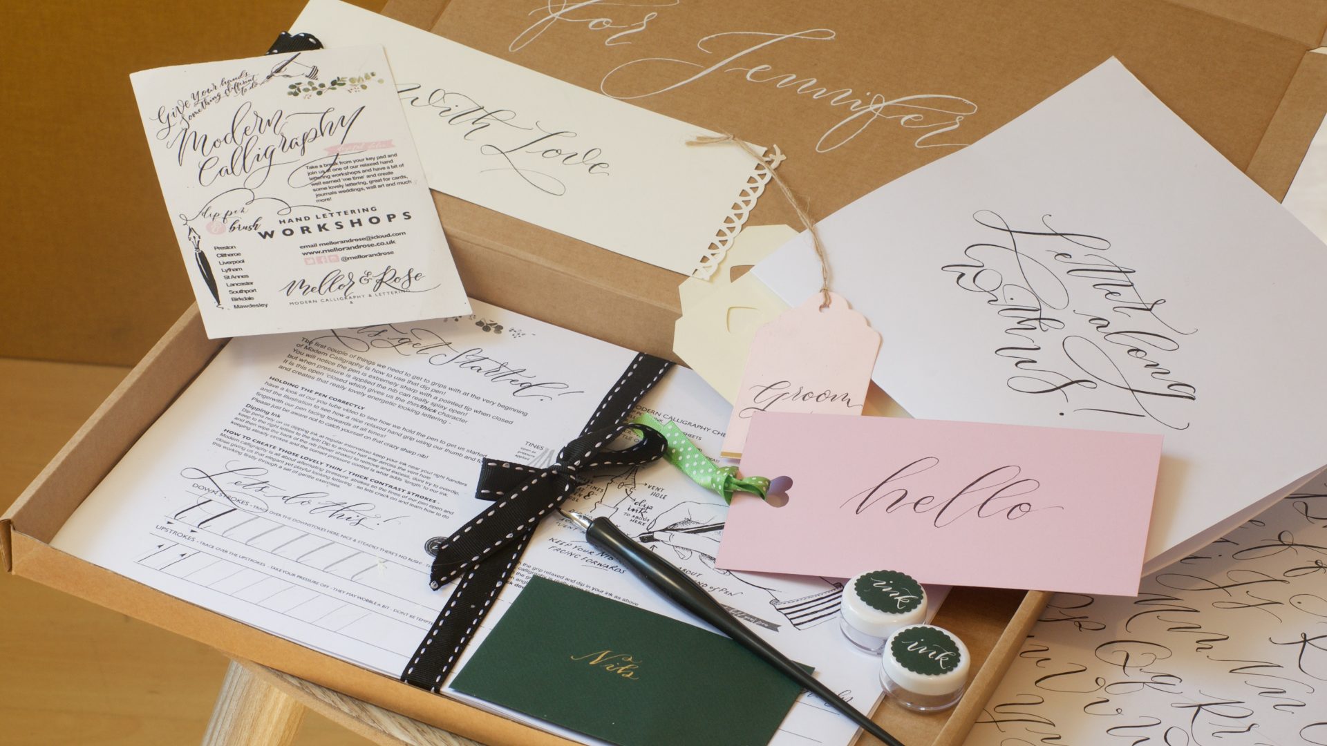 Mellor & Rose Calligraphy workbooks • Mellor & Rose