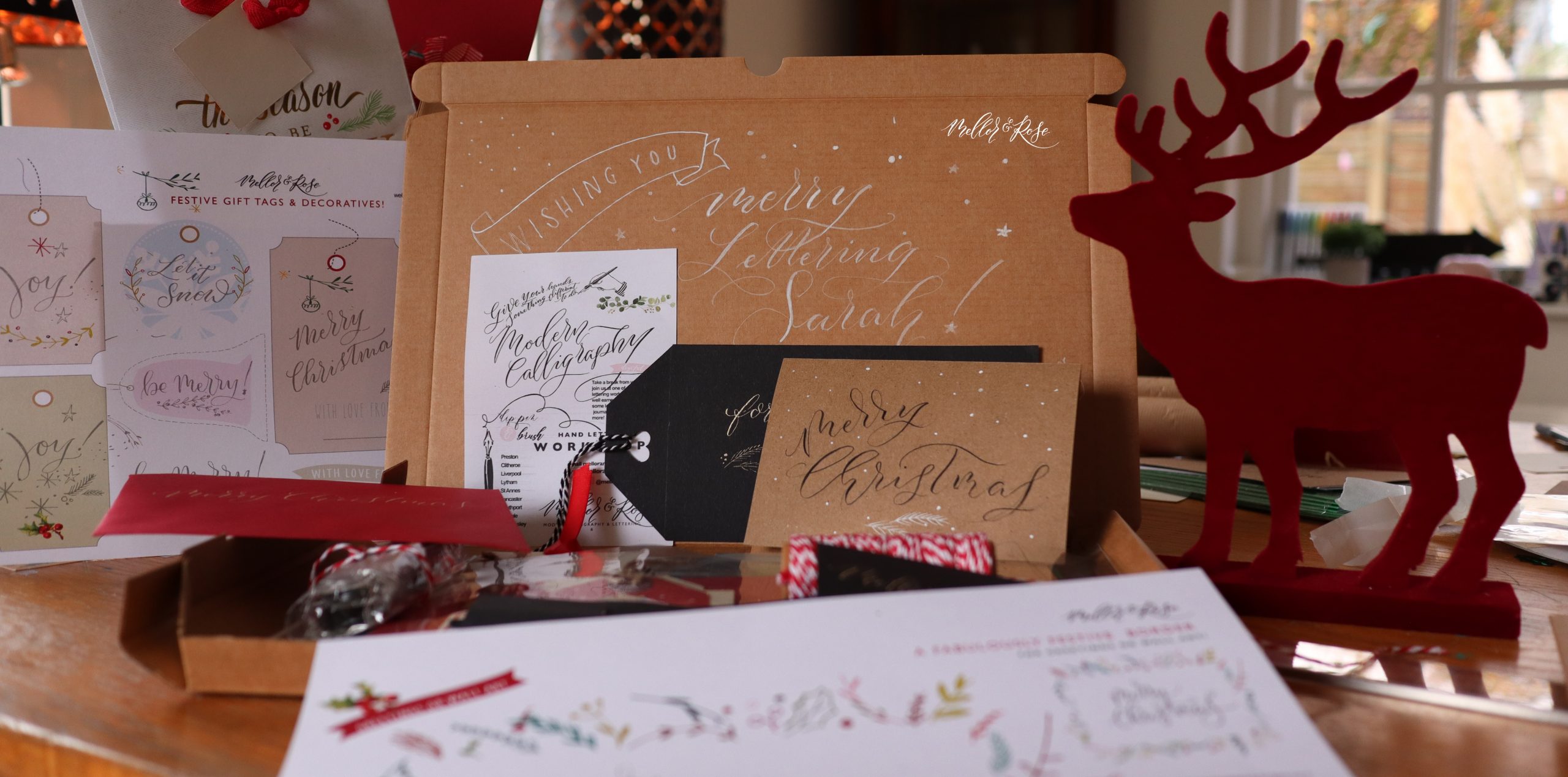 Mellor & Rose Christmas Calligraphy Workbook