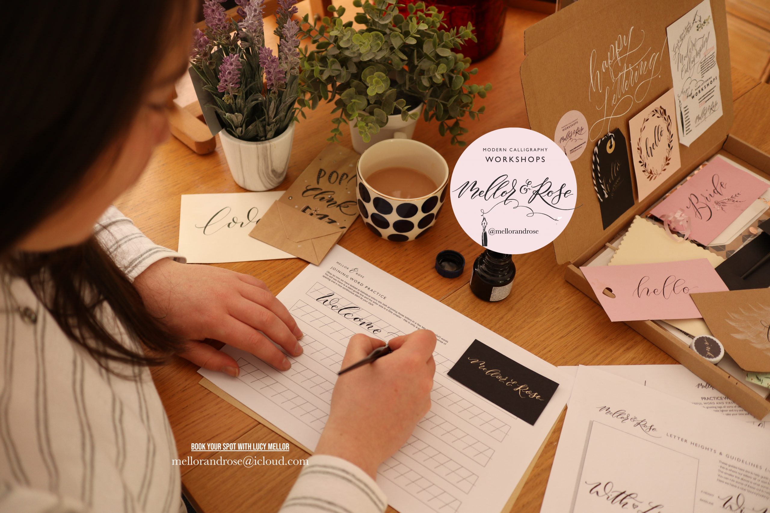 Modern Calligraphy Workshop at Lytham Hall 