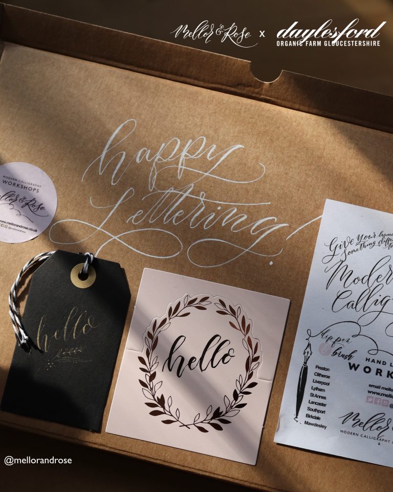 Cotswolds Calligraphy Workshop with Mellor & Rose