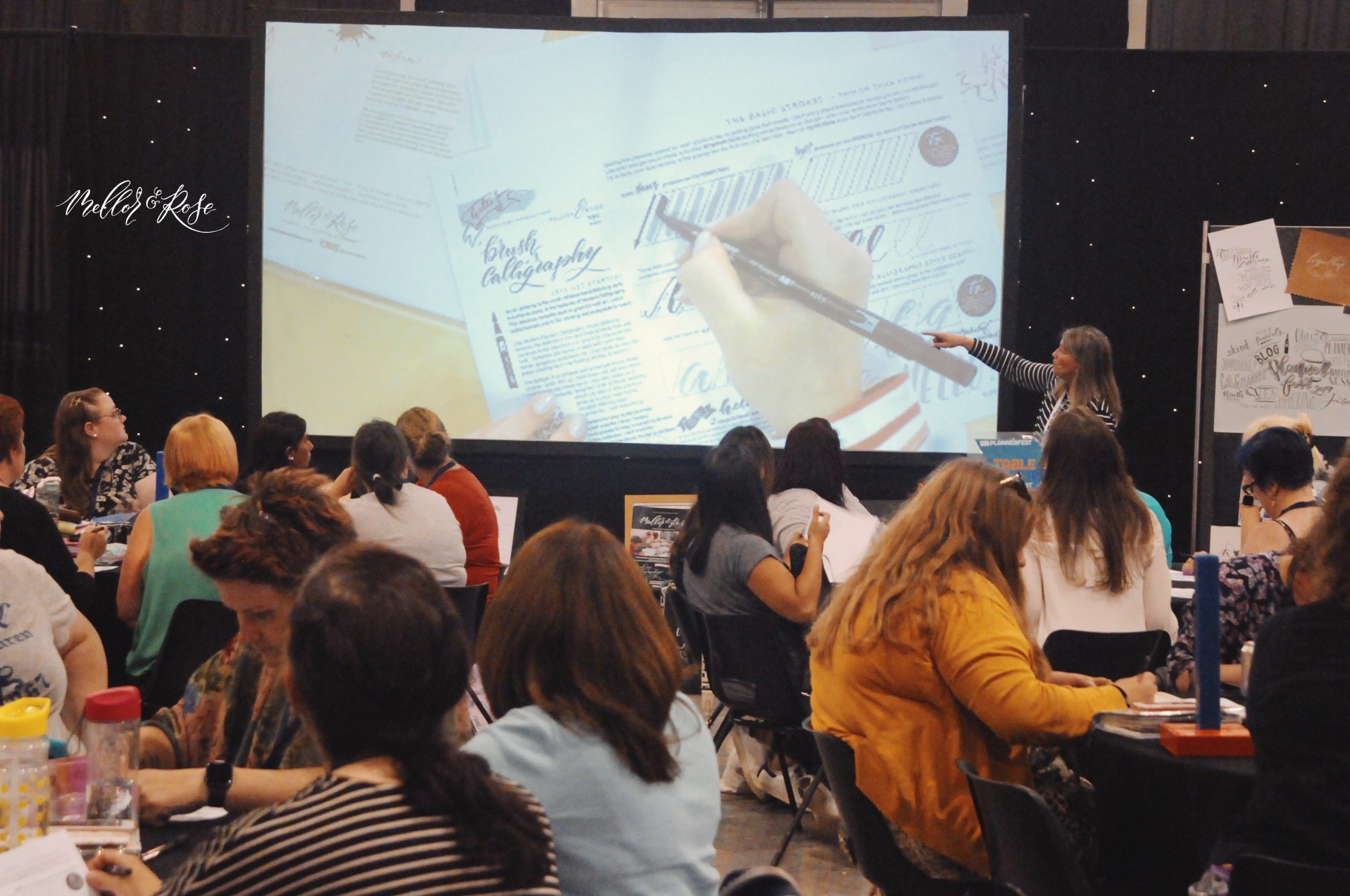 Mellor & Rose Live Event Calligraphy 2022