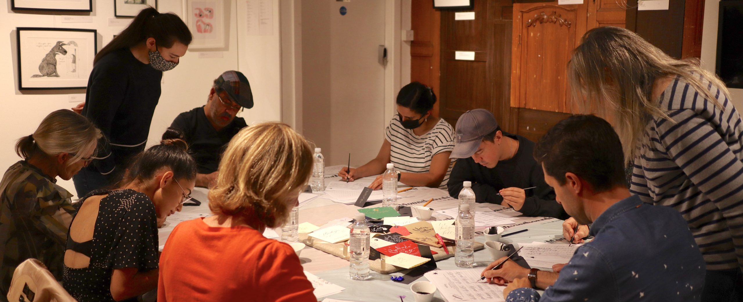 Modern Calligraphy Workshop at Cass Art Liverpool with Mellor & Rose 2021
