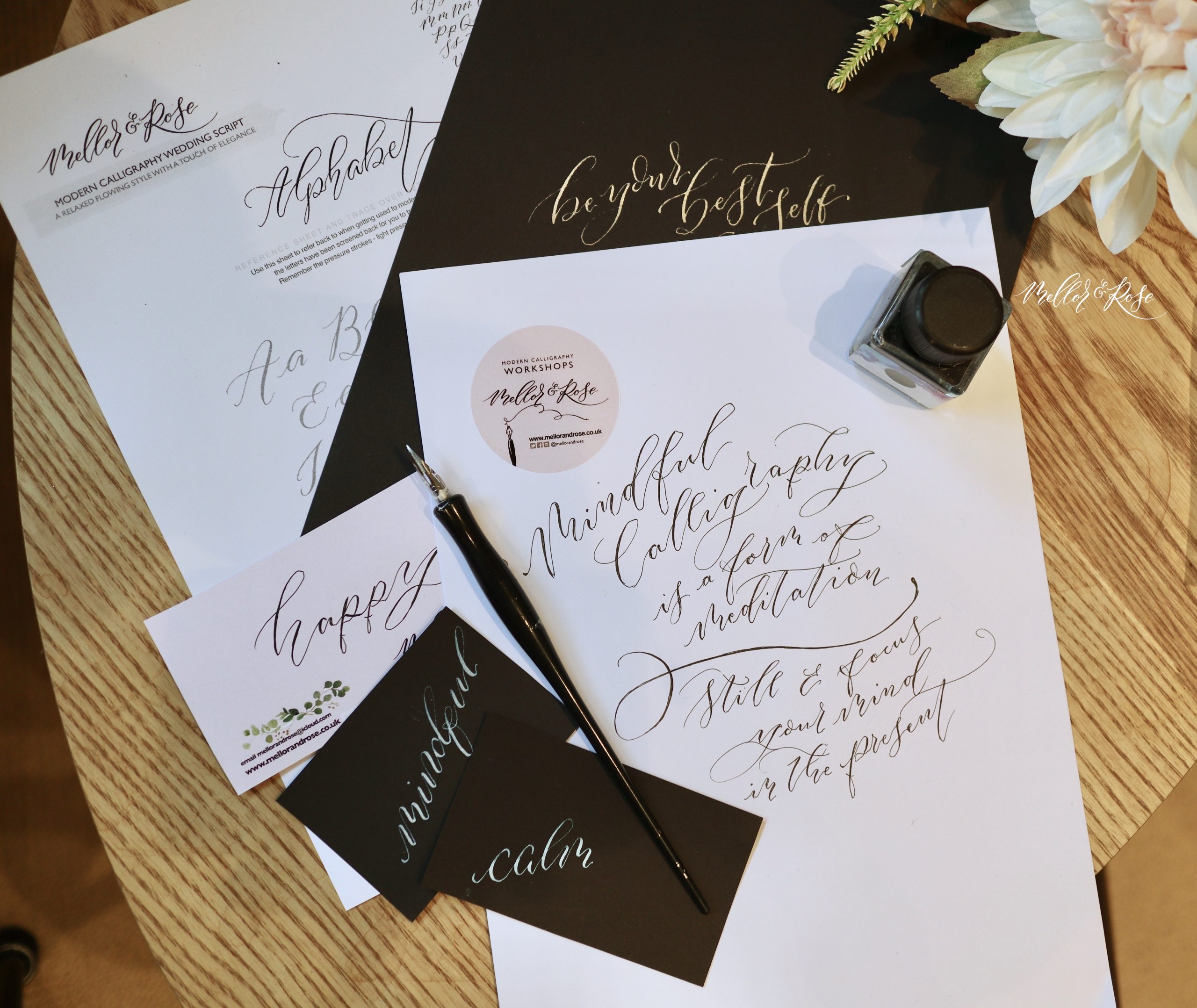 Cass Art Islington London Modern Calligraphy Workshop 2022