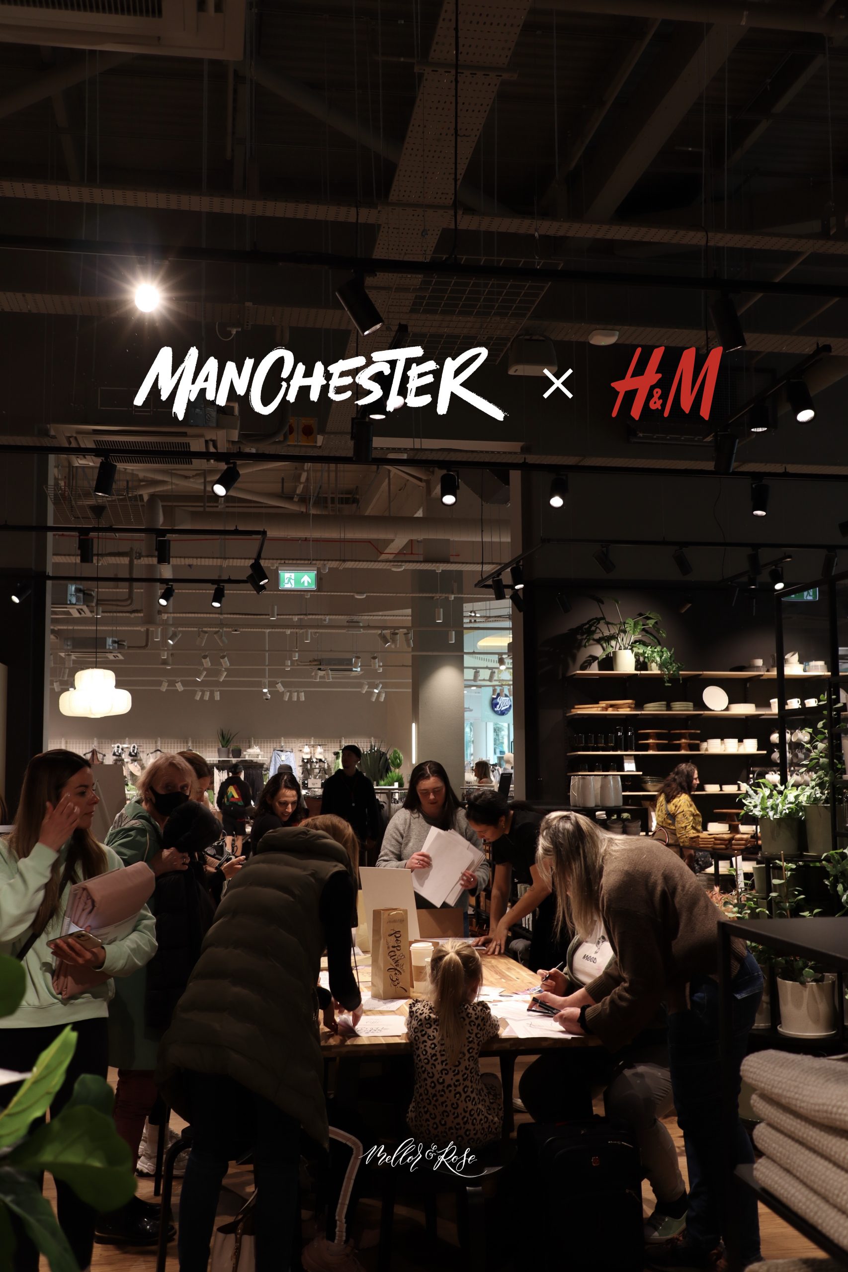 H&M Calligraphy Workshop with Mellor & Rose