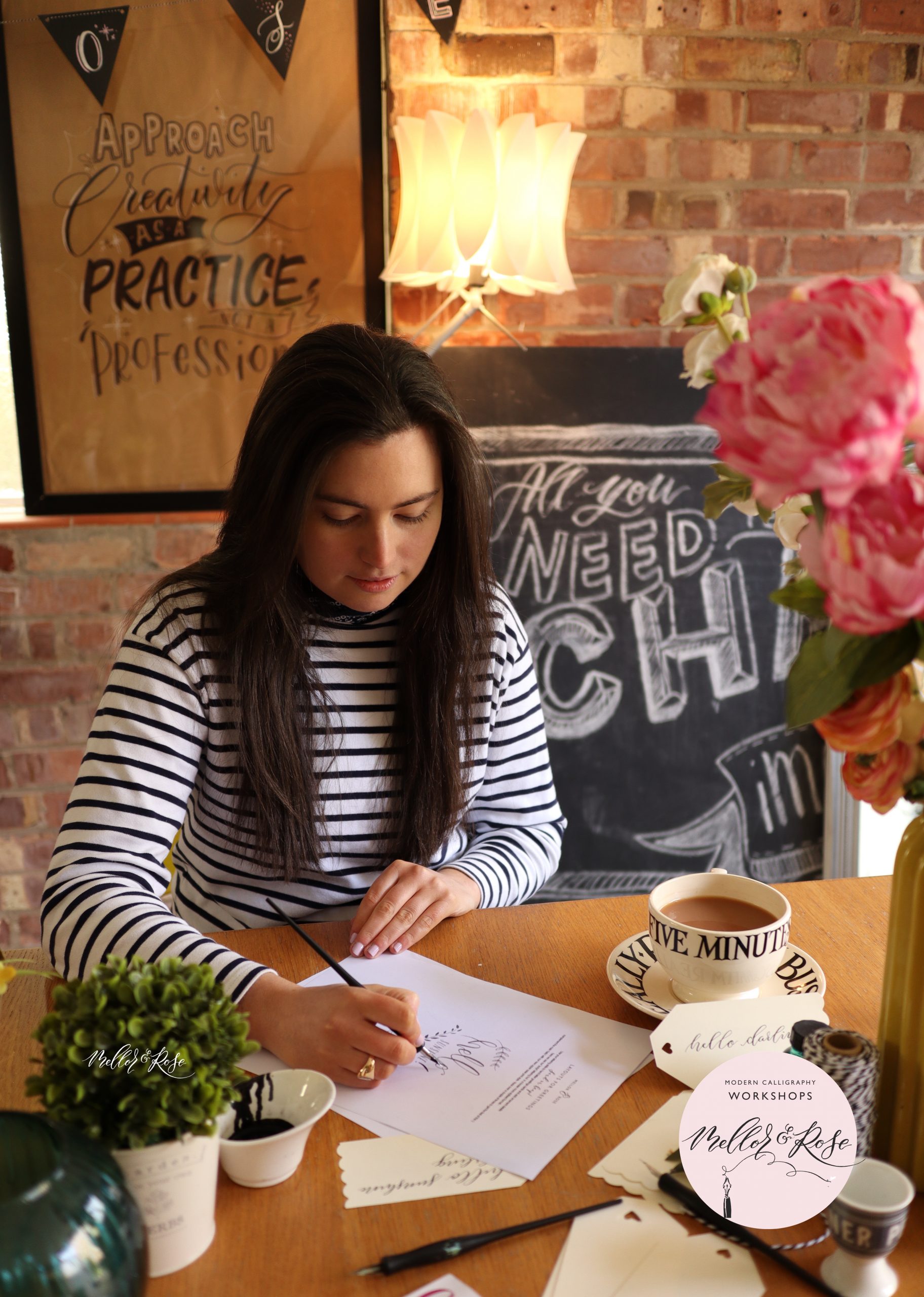 Mellor & Rose Lettering Workshop with H&M