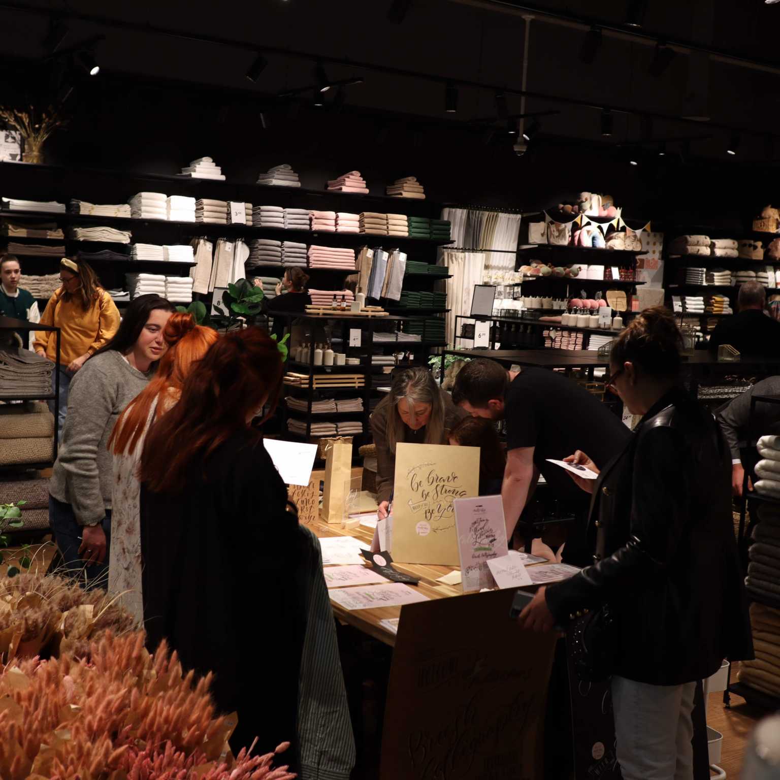 In-store Calligraphy Workshops with Brands with Mellor & Rose