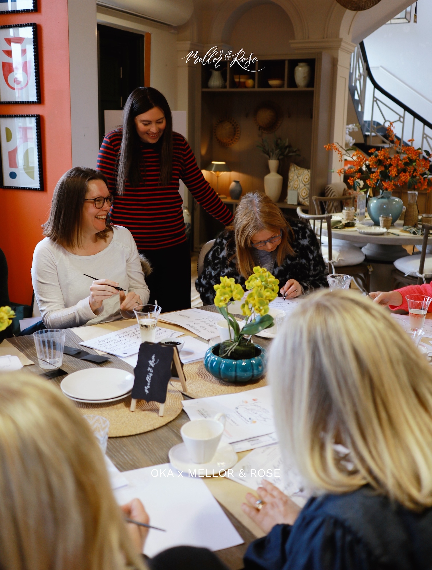 Mellor & Rose Modern Calligraphy Workshop OKA Knutsford Cheshire