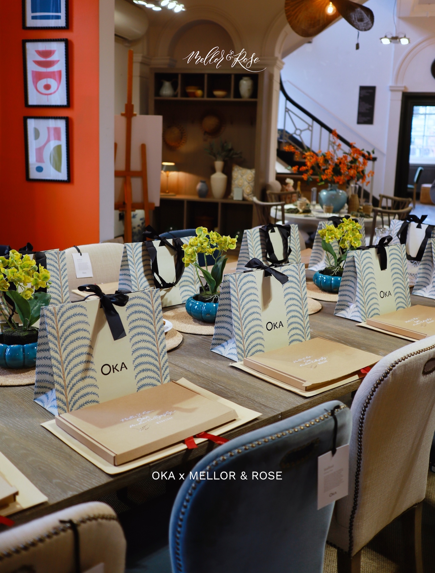 Mellor & Rose Modern Calligraphy Workshop OKA Knutsford Cheshire