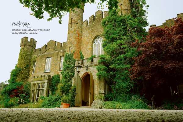 Augill Castle Cumbria Modern Calligraphy Workshop Mellor & Rose
