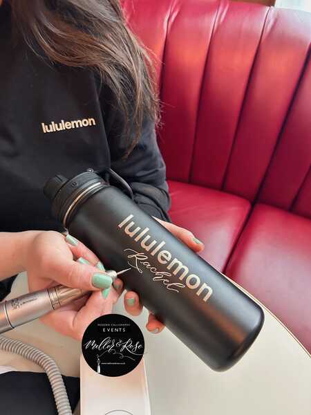 Polly Mellor & Rose Lululemon Manchester Calligraphy Engraving Personalisation